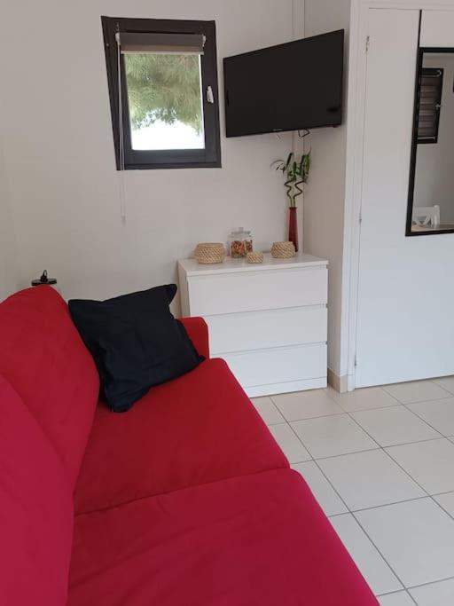 Studio Renove Dans Residence De Vacances Avec Grande Piscine Chauffee, Parking Et Terrasse 아그 외부 사진